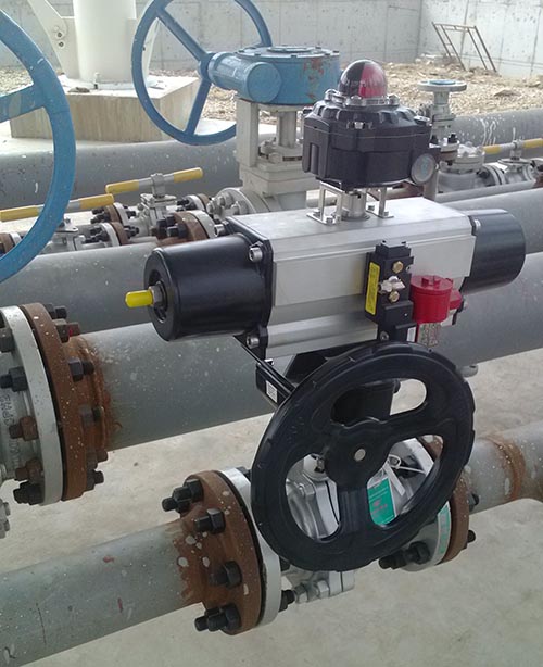 OMAL氣動球閥在造紙生產(chǎn)過程中紙張定量、水分、灰分的控制系統(tǒng)上的應(yīng)用